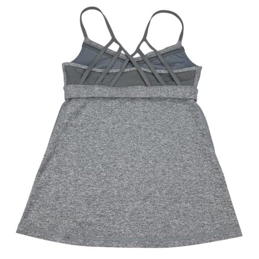 LULULEMON Just Breathe Tank Sz 6 Heathered Slate - Picture 9 of 11